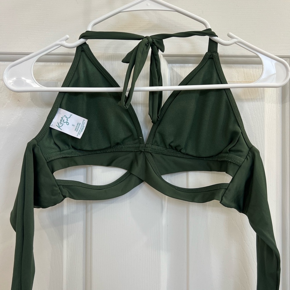 3 for $15 Green Bikini Top - Picture 2 of 2